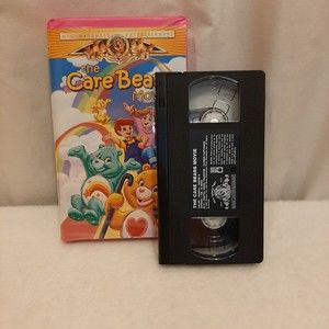 The Care Bears Movie VHS 2000 Hot Pink Clamshell MGM Family Entertainment